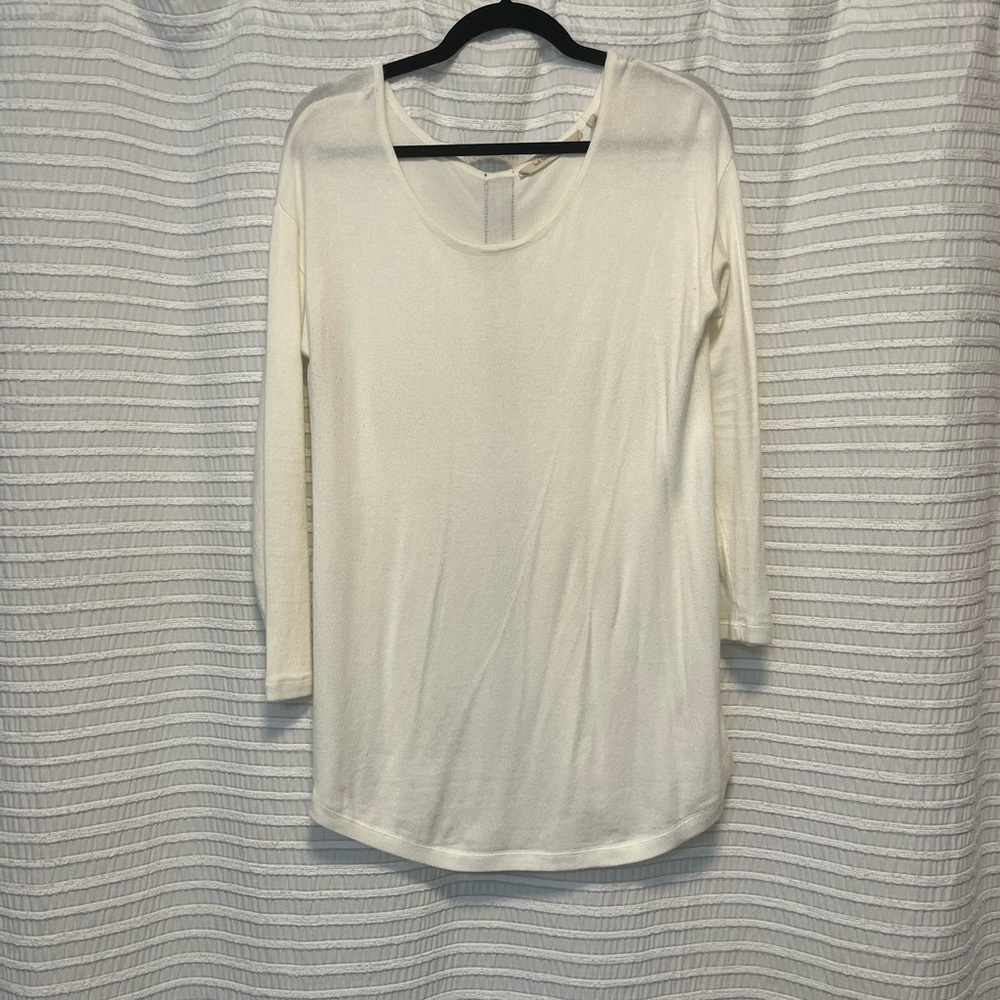 Soft Surroundings White Long Sleeve tunic - Picture 5 of 5